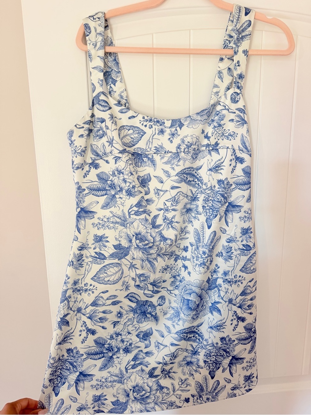 Peppermayo Blue & White Floral Mini Dress XL | Worn Once